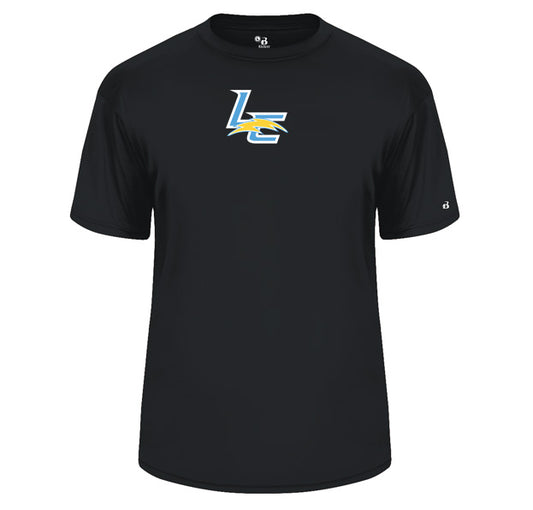 Lincoln Chargers Logo - PERSONALIZED Performance Short Sleeve Tee