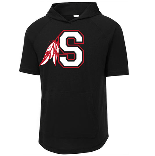 St. Stephens Logo - Performance Short Sleeve Hooded Tee