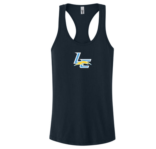 Lincoln Chargers Logo - Racerback Tank Top
