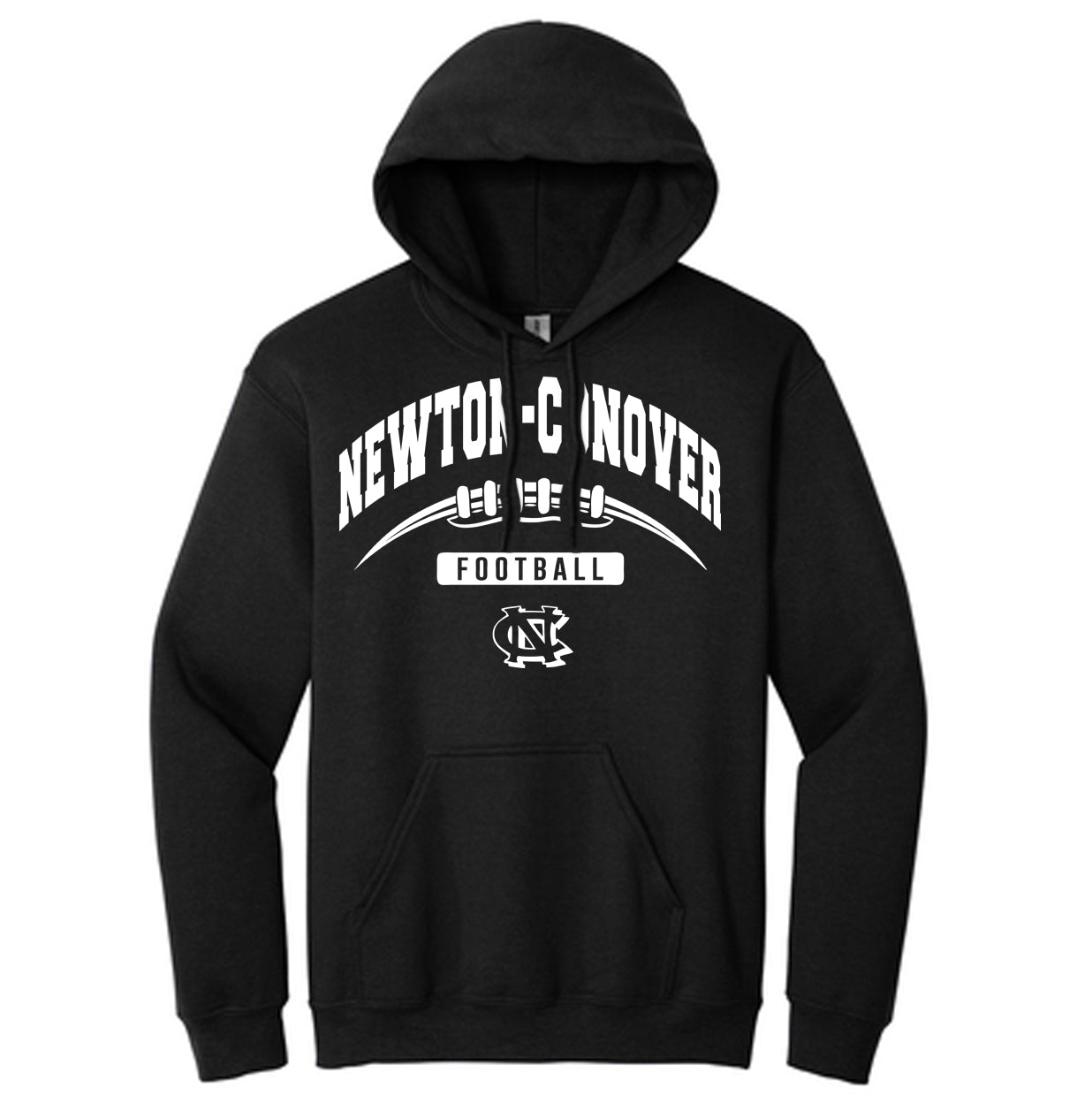 Newton Conover Football - Heavyweight Hoodie