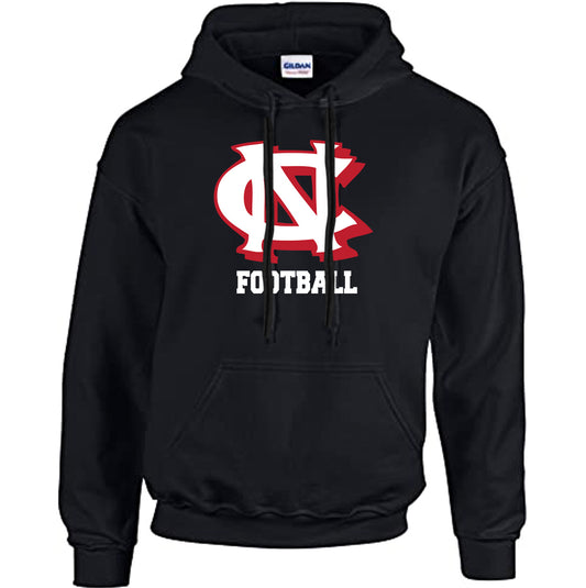 Newton Conover Football - Heavyweight Hoodie
