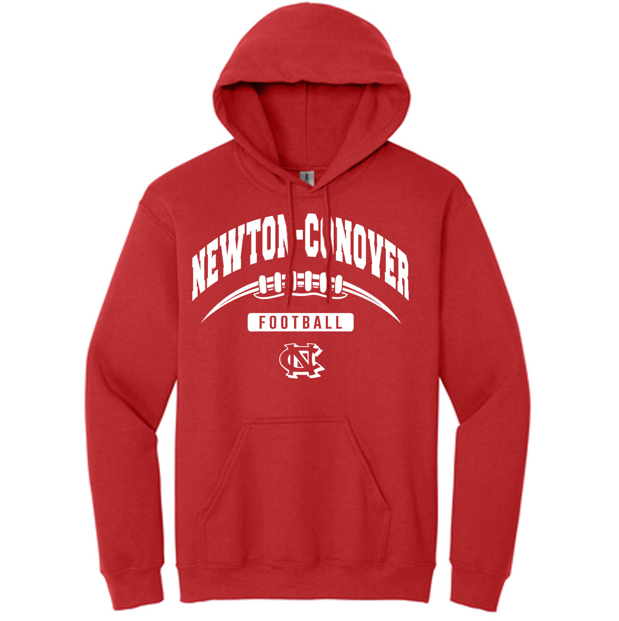 Newton Conover Football - Heavyweight Hoodie