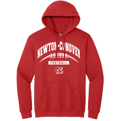 Newton Conover Football - Heavyweight Hoodie