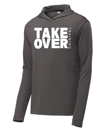Take Over Training - YOUTH Performance Long Sleeve Hooded Tee