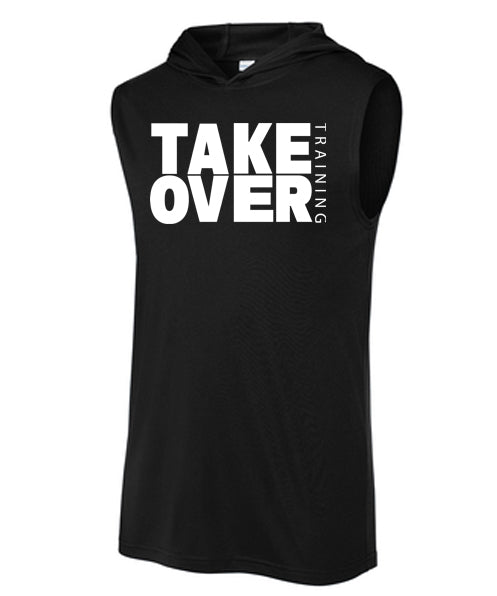 Take Over Training - Performance Hooded Sleeveless Tee