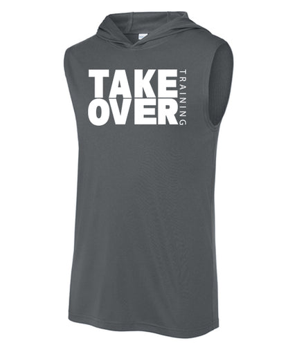Take Over Training - Performance Hooded Sleeveless Tee