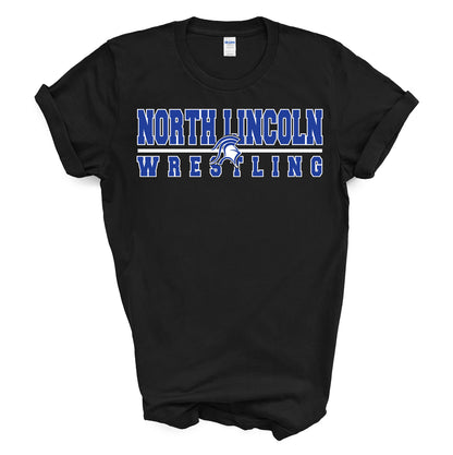 North Lincoln Wrestling - PERSONALIZED Short Sleeve Tee
