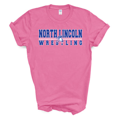 North Lincoln Wrestling - PERSONALIZED Short Sleeve Tee