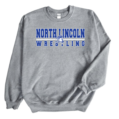 North Lincoln Wrestling - YOUTH Crewneck Sweatshirt