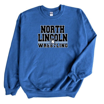 North Lincoln Wrestling B - Crewneck Sweatshirt