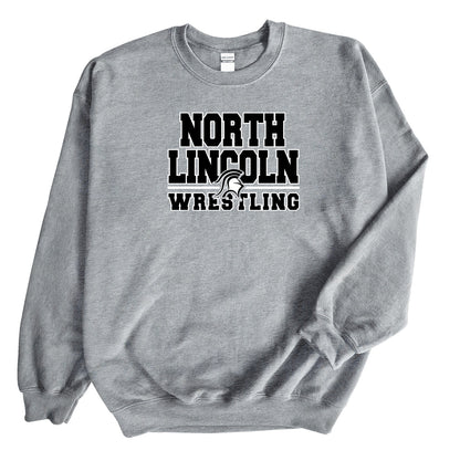 North Lincoln Wrestling B - Crewneck Sweatshirt