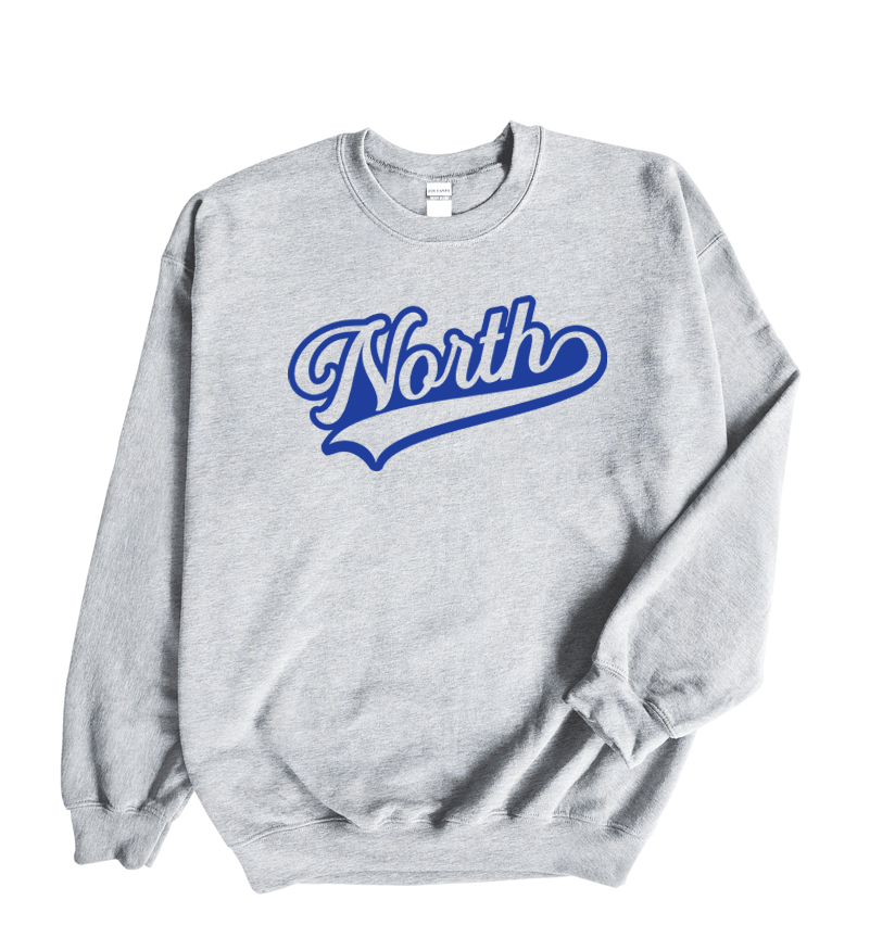 North Cursive - Crewneck Sweatshirt