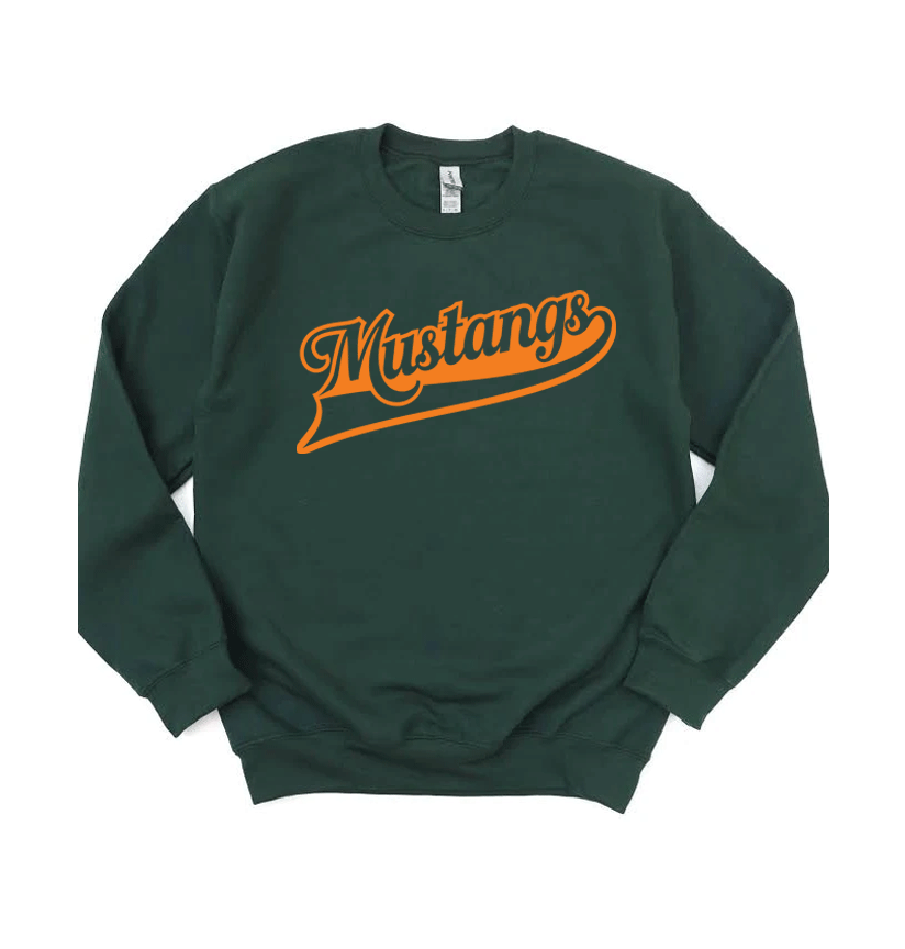 East Lincoln Mustangs - Crewneck Sweatshirt