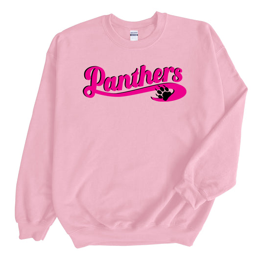 Pink Panther Paw - YOUTH Crewneck Sweatshirt