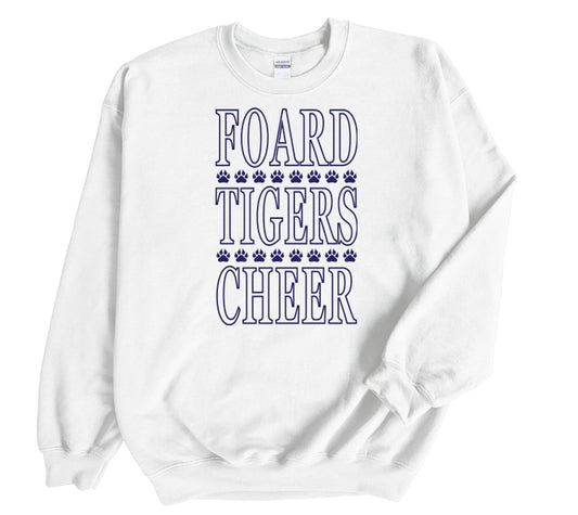 Foard Tigers Cheer - Crewneck Sweatshirt
