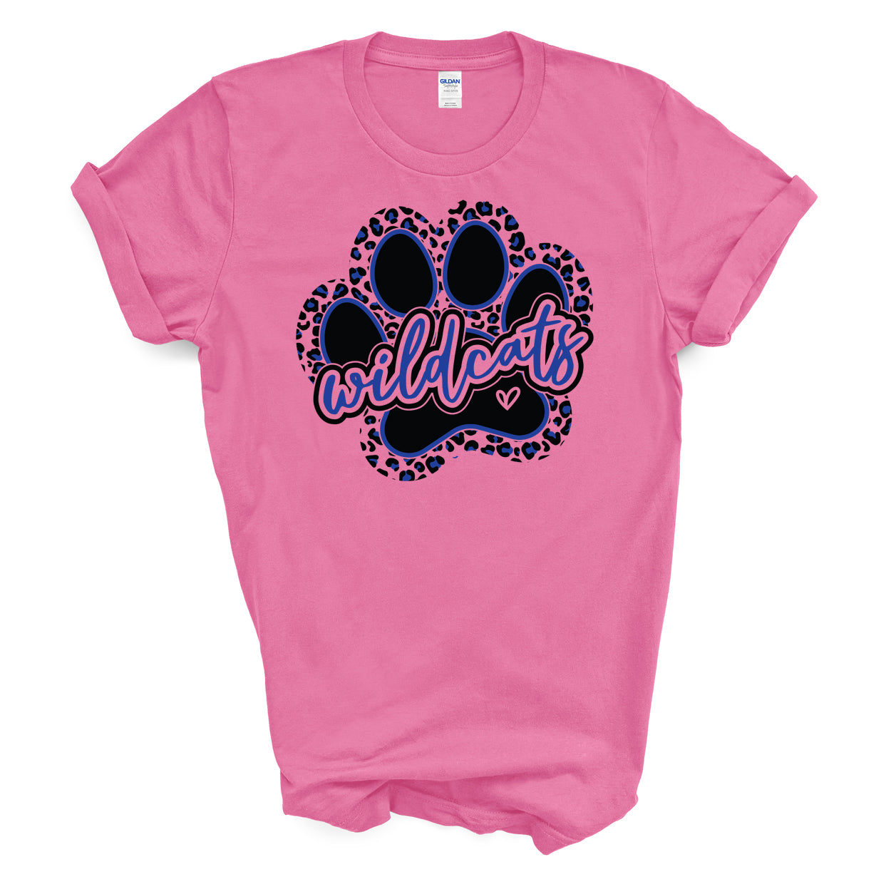 Maiden Middle Cheer Paw - Short Sleeve Tee