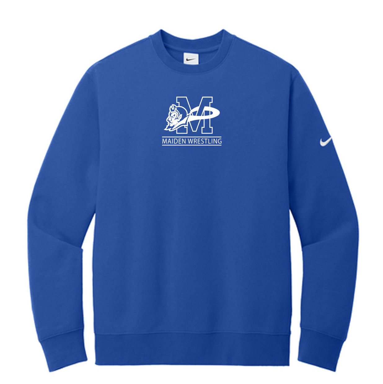 Maiden Wrestling - Nike Club Fleece Crewneck
