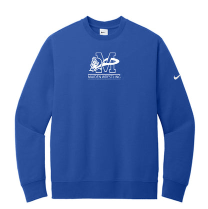 Maiden Wrestling - Nike Club Fleece Crewneck