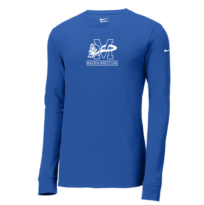 Maiden Wrestling - Nike Core Cotton Long Sleeve Tee