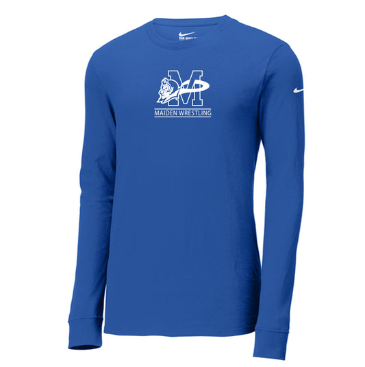 Maiden Wrestling - Nike Core Cotton Long Sleeve Tee