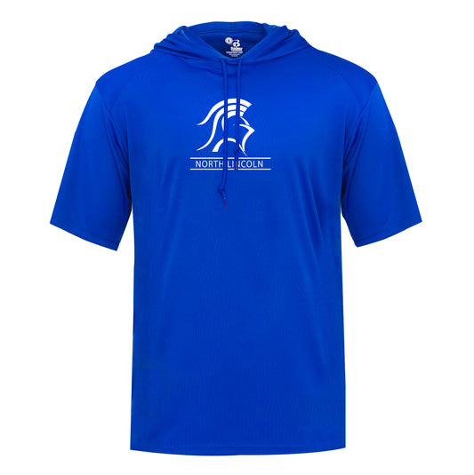 North Lincoln Knights - Performance Short Sleeve Hooded Tee