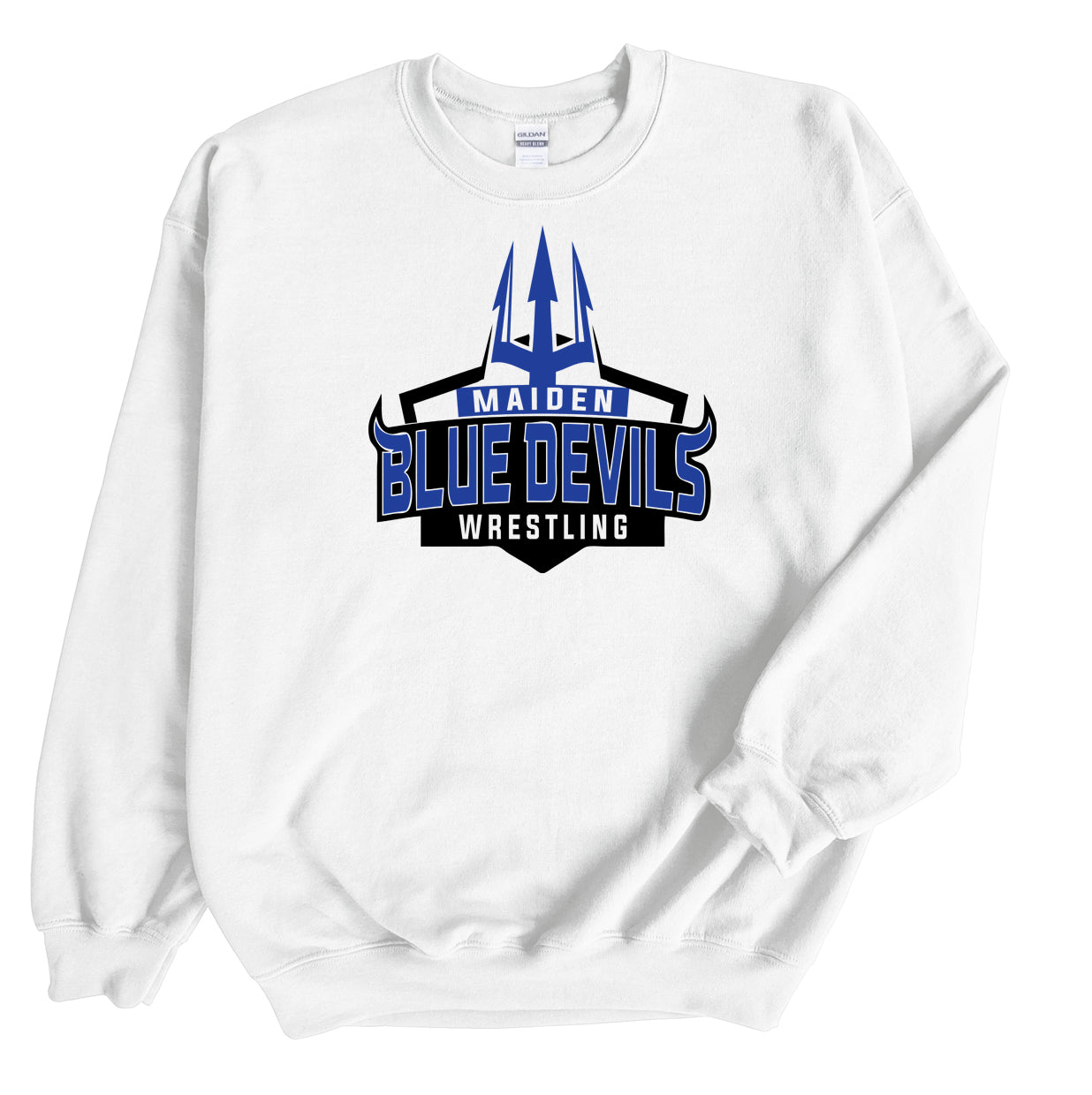Maiden Wrestling Pitchfork - YOUTH Crewneck Sweatshirt