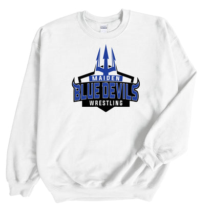 Maiden Wrestling Pitchfork - YOUTH Crewneck Sweatshirt