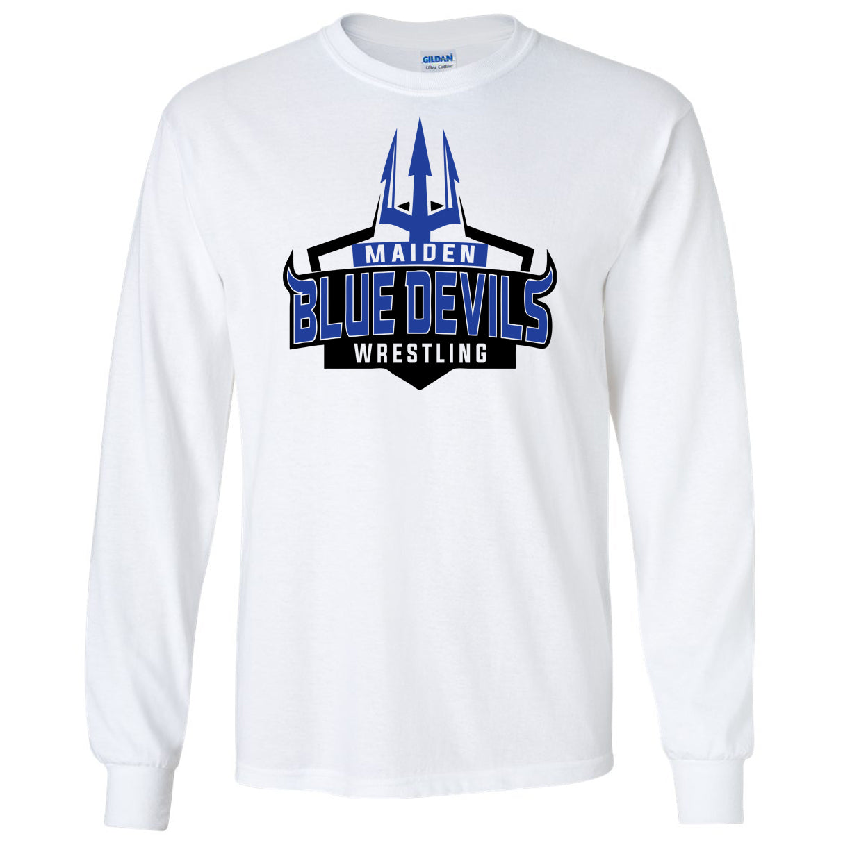 Maiden Wrestling Pitchfork - Long Sleeve Tee