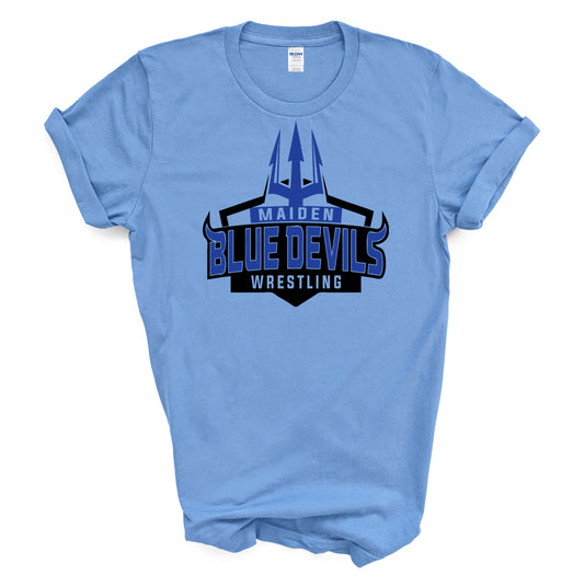 Maiden Wrestling Pitchfork - Short Sleeve Tee