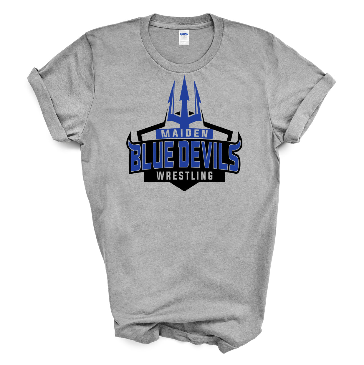 Maiden Wrestling Pitchfork - YOUTH Short Sleeve Tee