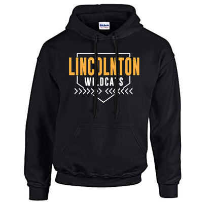 Lincolnton Wildcats Plate  - YOUTH Heavyweight Hoodie