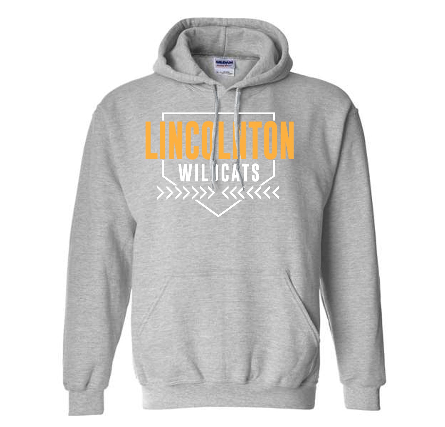Lincolnton Wildcats Plate  - YOUTH Heavyweight Hoodie