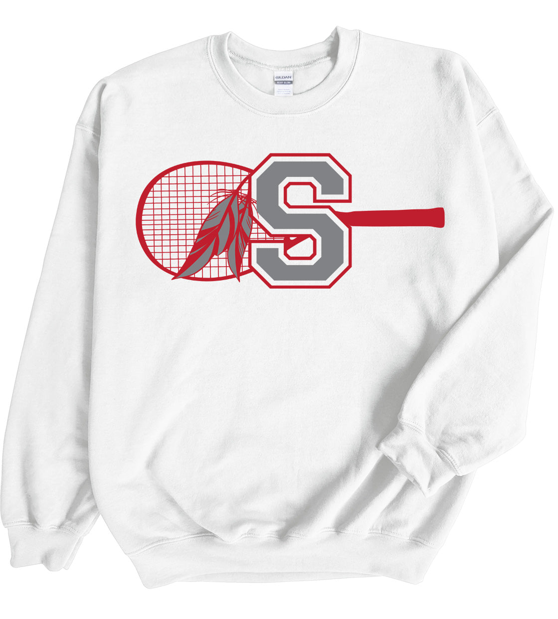 St. Stephens Tennis Design - Crewneck Sweatshirt
