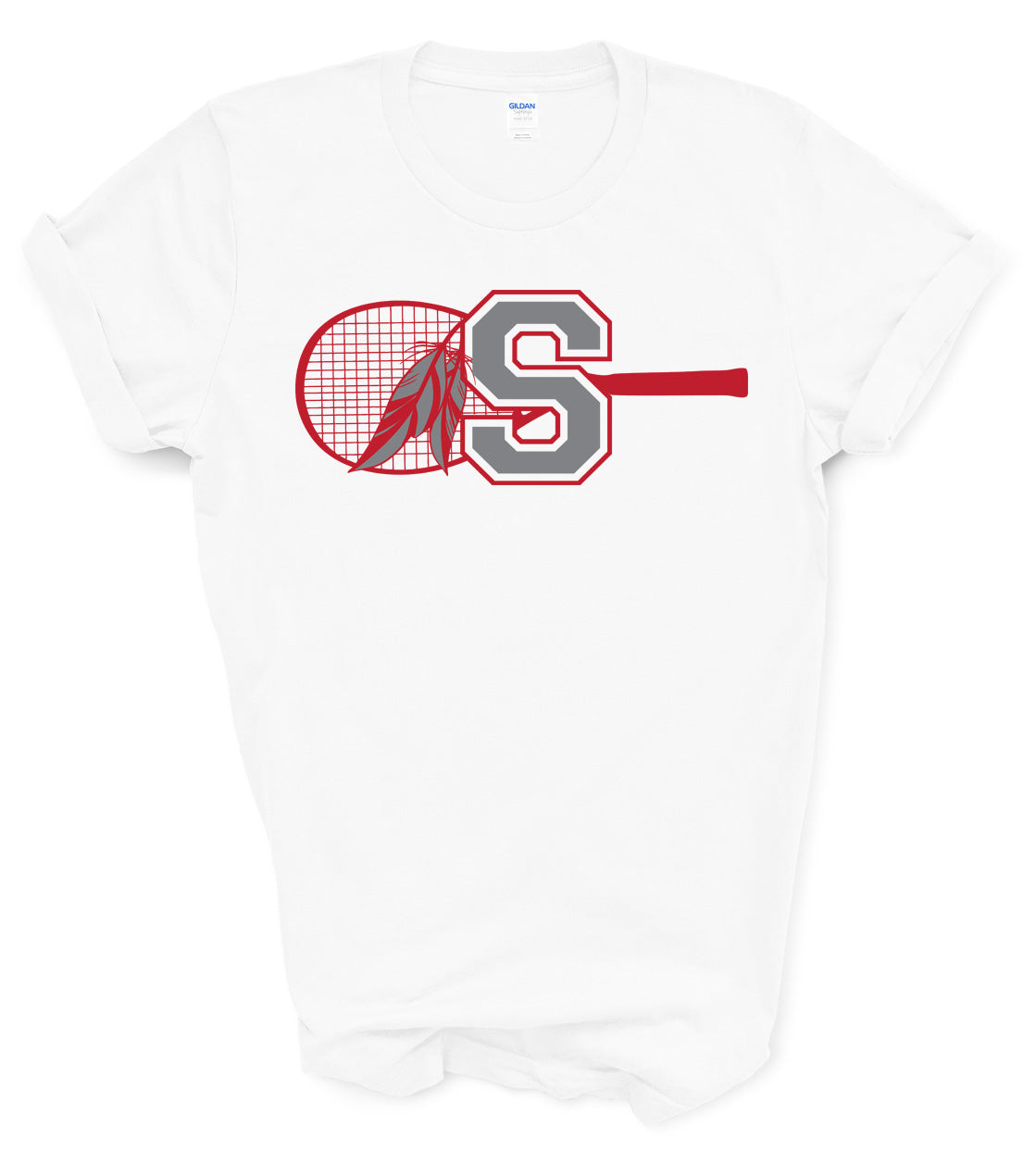 St. Stephens Tennis Design - Short Sleeve Tee