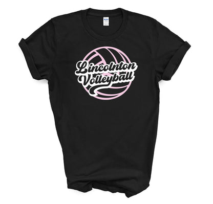 Lincolnton Volleyball Retro - YOUTH Short Sleeve Tee