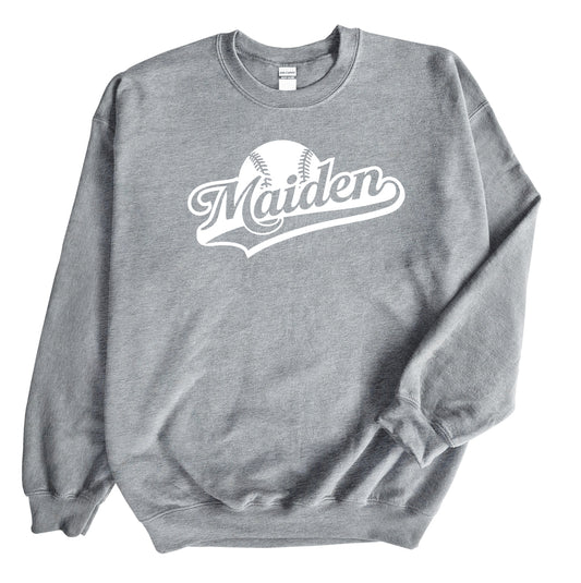 Maiden Cursive Ball - Crewneck Sweatshirt