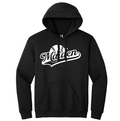 Maiden Cursive Ball - Heavyweight Hoodie