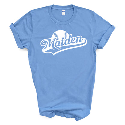 Maiden Cursive Ball - Short Sleeve Tee
