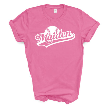 Maiden Cursive Ball - Short Sleeve Tee