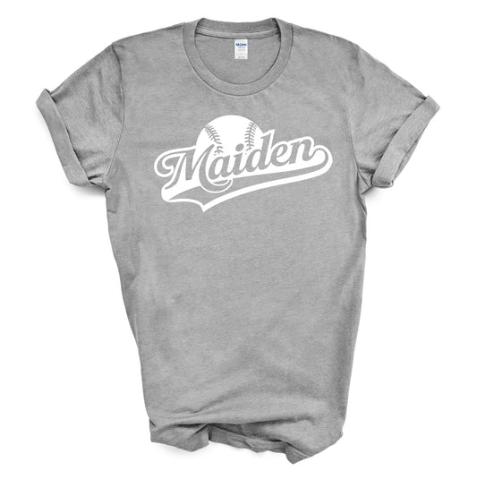 Maiden Cursive Ball - YOUTH Short Sleeve Tee