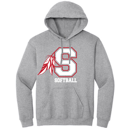 St. Stephens Softball - Heavyweight Hoodie