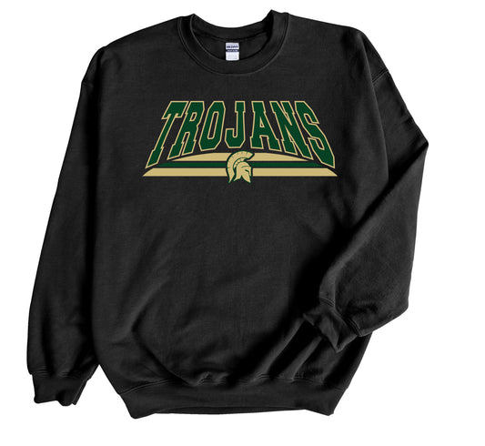 Trojans Stripe - YOUTH Crewneck Sweatshirt