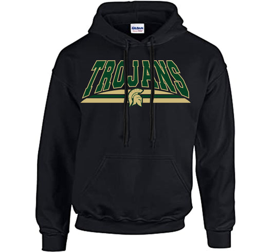 Trojans Stripe - Heavyweight Hoodie