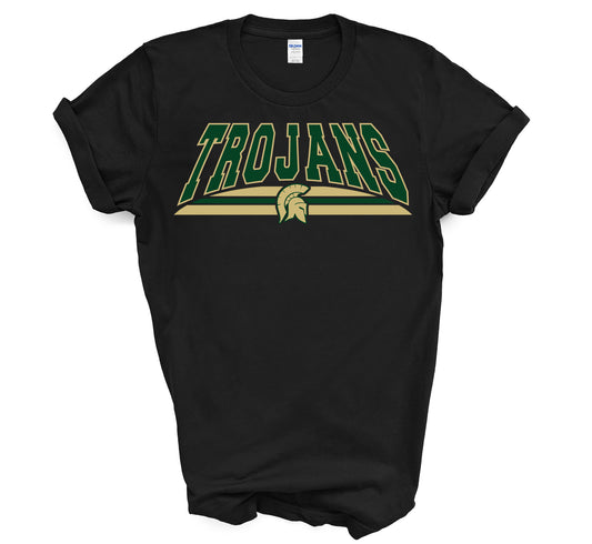 Trojans Stripe - Short Sleeve Tee