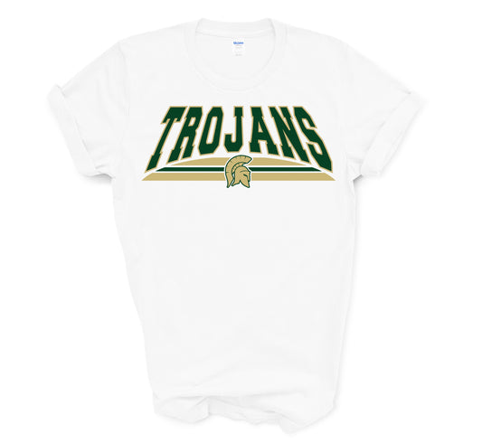 Trojans Stripe - PERSONALIZED Short Sleeve Tee