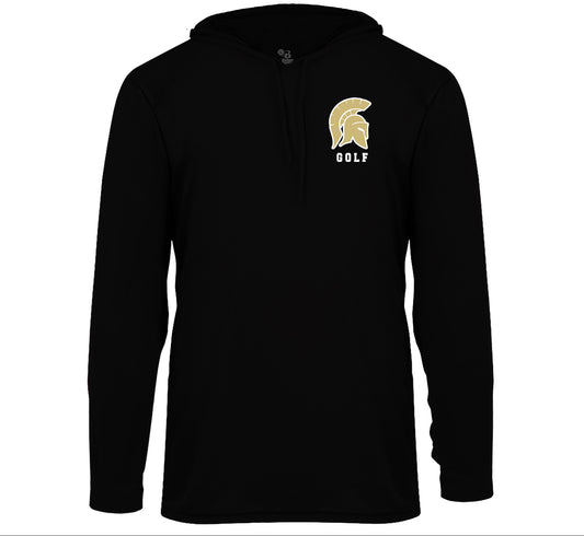 Bandys Golf Logo - Performance Long Sleeve Hooded Tee