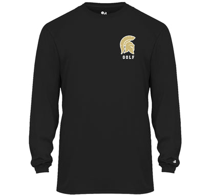Bandys Golf Logo - Performance Hooded Long Sleeve Tee