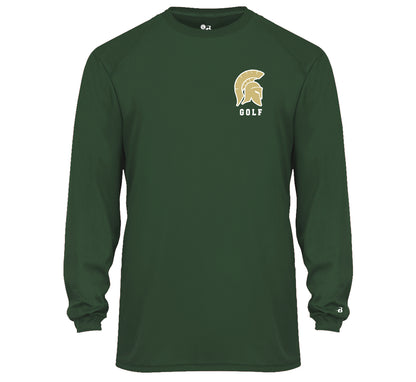 Bandys Golf Logo - Performance Hooded Long Sleeve Tee