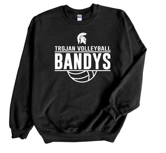 Bandys Volleyball- Crewneck Sweatshirt