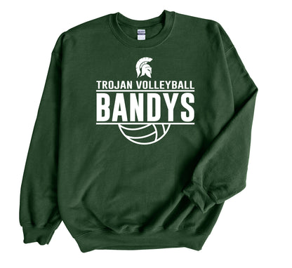 Bandys Volleyball- Crewneck Sweatshirt